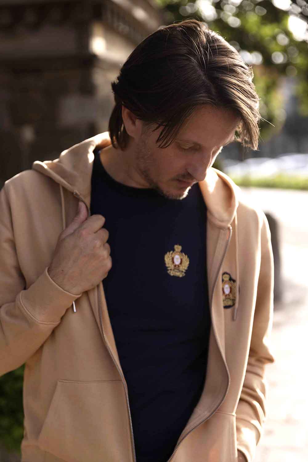 MEN Organic Cotton Short-Sleeve T-shirt NAVY